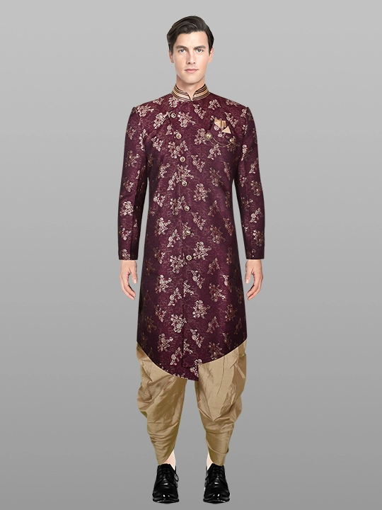 Semi Indo Western Sherwani_02